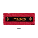 personalized-iowa-state-cyclones-leopard-border-red-black-scarf-best-selling.webp
